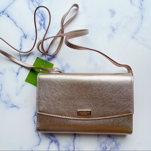 NWT Kate Spade Rose Gold Crossbody - Picture 5 of 8